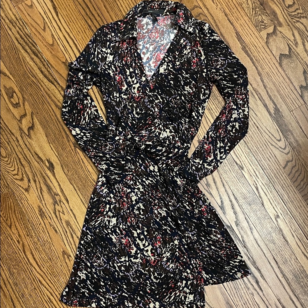 BCBGMaxAzria Abstract Multicolor Dress